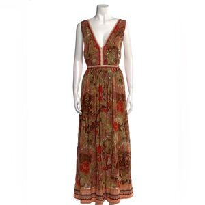 Le Sirenuse Positano Pronted long dress